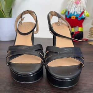 Naturalizer Mallory Black Heeled Sandals – Size 10 M ✨